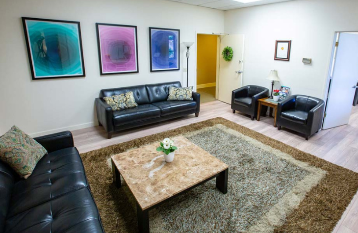 interior of reflections bay area intensive outpatient addiction treatment